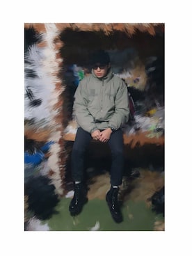 「DOLCE&GABBANA（ドルチェアンドガッバーナ）のアイテム（ブーツ）」を使った、nozotownさん（メンズ・181cm）の冬コーディネート
