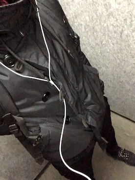 「スウエットパンツ」｜「アイテム（ミリタリージャケット）」を使った、ｳﾙﾄﾗﾏﾝさん（メンズ・165cm）の冬コーディネート