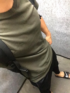 「NIKE SPORTSWEAR（ナイキスポーツウェアー）のアイテム（その他パンツ）」を使った、ｳﾙﾄﾗﾏﾝさん（メンズ・165cm）の夏コーディネート