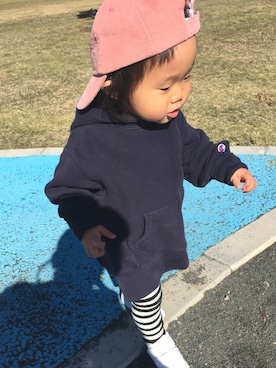 「1歳6ヶ月」｜「アイテム（キャップ）」を使った、niratさん（キッズ・80cm）の秋コーディネート