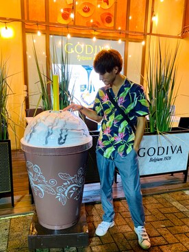 「SEVENDAYS=SUNDAY（セブンデイズサンデイ）のアイテム（スラックス）」を使った、Maaaaaaaapiさん（メンズ・165cm）の秋コーディネート