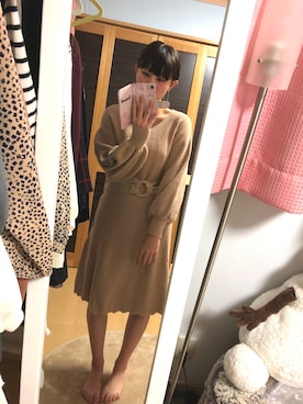 藤木 星姫さん（レディース・153cm）の冬コーディネート