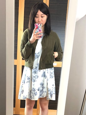 「archives（アルシーヴ）のアイテム（ジャケット/アウター）」を使った、藤木 星姫さん（レディース・153cm）の春コーディネート