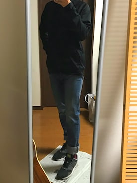 「アイテム（ジャージ）」を使った、麻酔さん（メンズ・171cm・10代）の秋コーディネート