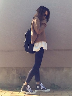 おまゆさん（レディース・156cm）の冬コーディネート