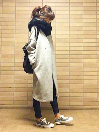 NINE(ナイン)の「リバーシブルファーコート(その他アウター)」 - WEAR