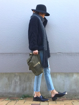 おまゆさん（レディース・156cm）の冬コーディネート