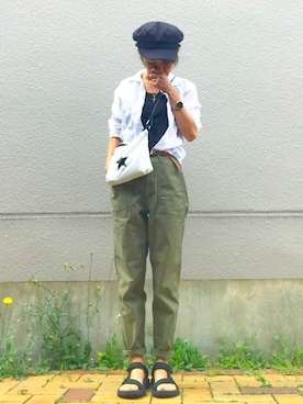 おまゆさん（レディース・156cm）の春コーディネート