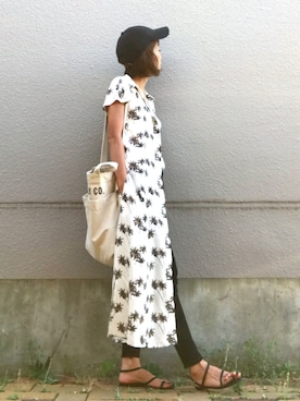 おまゆさん（レディース・154cm）の夏コーディネート