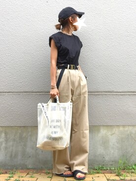 おまゆさん（レディース・154cm）の夏コーディネート