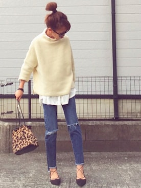 おまゆさん（レディース・156cm）の冬コーディネート