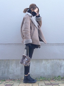 おまゆさん（レディース・154cm）の冬コーディネート