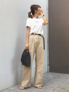 おまゆさん（レディース・154cm）の夏コーディネート