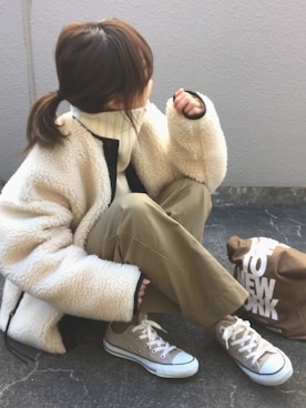 おまゆさん(レディース・154cm)の冬コーディネート