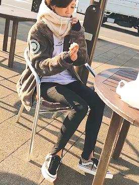 おまゆさん（レディース・154cm）の冬コーディネート