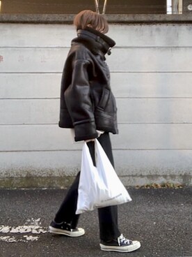 おまゆさん(レディース・154cm)の冬コーディネート