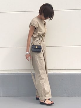 おまゆさん（レディース・154cm）の夏コーディネート