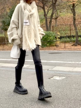 おまゆさん（レディース・154cm）の秋コーディネート