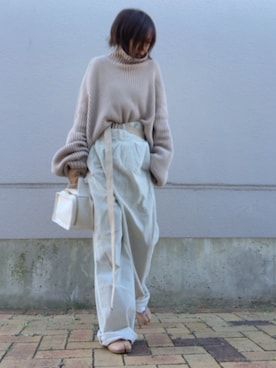 おまゆさん(レディース・154cm)の冬コーディネート