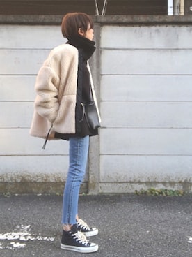 おまゆさん（レディース・154cm）の冬コーディネート