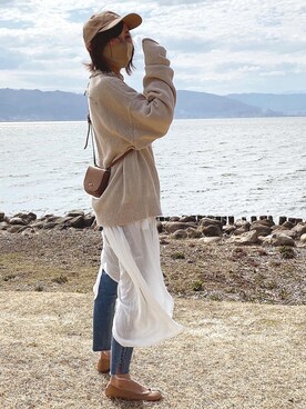 おまゆさん（レディース・154cm）の春コーディネート