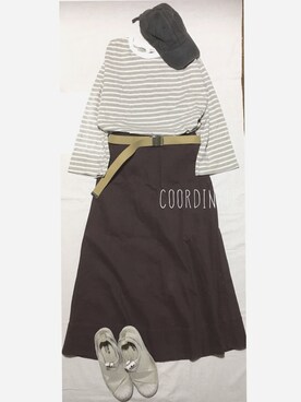 Chika Yamashitaさん（レディース・154cm）の秋コーディネート