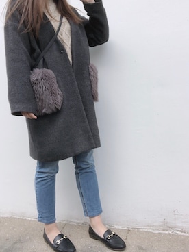 Akoさん(レディース・162cm)の冬コーディネート