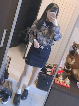 「CLATHAS（クレイサス）のアイテム」を使った、yさん（レディース・156cm）の秋コーディネート