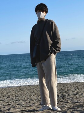 「21ss」｜「アイテム（その他）」を使った、𝑯𝒂𝒚𝒂𝒕𝒐さん（メンズ・174cm）の冬コーディネート