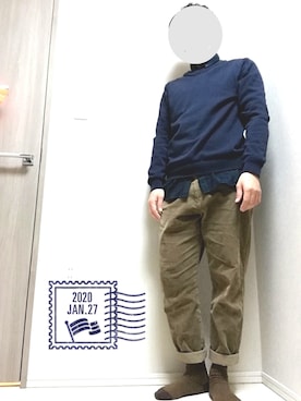 しいたけさん（メンズ・168cm）の冬コーディネート