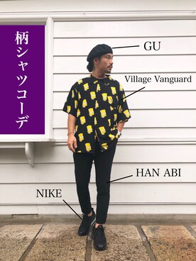 悟空（日本男子平均身長程度）さんのコーディネート