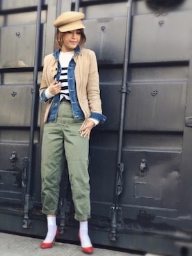 「DENDROBIUM（デンドロビウム）のアイテム」を使った、chi--さん（レディース・161cm）の冬コーディネート