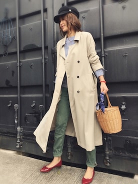 「DENDROBIUM（デンドロビウム）のアイテム」を使った、chi--さん（レディース・161cm）の春コーディネート