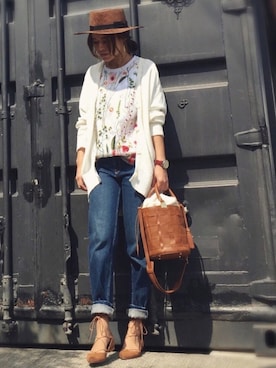 「luxluft（ルクスルフト）のアイテム」を使った、chi--さん（レディース・161cm）の春コーディネート