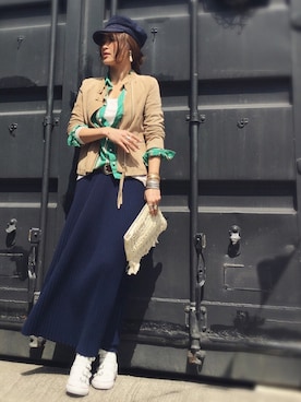 「DENDROBIUM（デンドロビウム）のアイテム」を使った、chi--さん（レディース・161cm）の春コーディネート