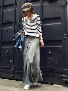 「luxluft（ルクスルフト）のアイテム」を使った、chi--さん（レディース・161cm）の春コーディネート