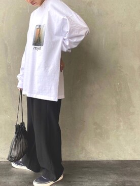 「USINE（ユジーヌ）のアイテム」を使った、Uさん（レディース・156cm）の冬コーディネート