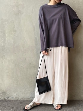 「DONEEYU（ドニーユ）のアイテム」を使った、Uさん（レディース・156cm）の春コーディネート