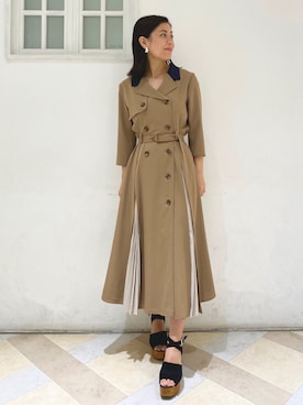 「REDYAZEL（レディアゼル）のアイテム（サンダル）」を使った、mayuko iidaさん（レディース・153cm）の秋コーディネート
