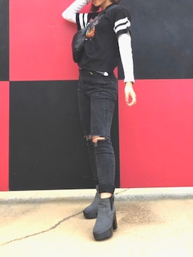 「香港ディズニー」｜viviさん（レディース・158cm）の春コーディネート