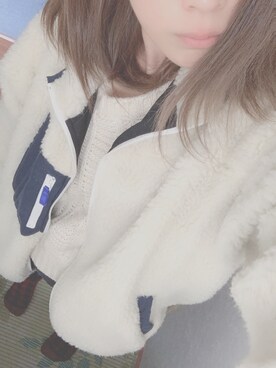「ZIP FIVE（ジップファイブ）のアイテム（ブルゾン）」を使った、xxx.さん（レディース・168cm）の冬コーディネート