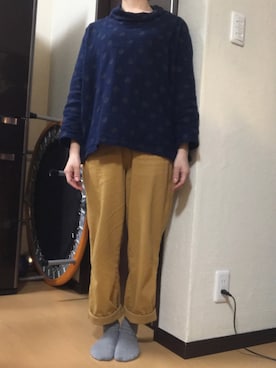 「North Object（ノースオブジェクト）のアイテム（パンツ）」を使った、kohakurinさん（レディース・156cm）の春コーディネート