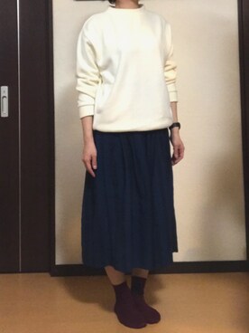 「North Object（ノースオブジェクト）のアイテム（トップス）」を使った、kohakurinさん（レディース・156cm）の春コーディネート