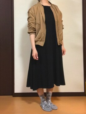 「antiqua（アンティカ）のアイテム（ブルゾン）」を使った、kohakurinさん（レディース・156cm）の春コーディネート