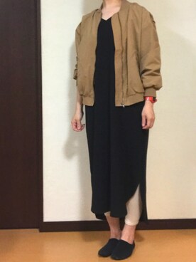 「antiqua（アンティカ）のアイテム（ブルゾン）」を使った、kohakurinさん（レディース・156cm）の春コーディネート