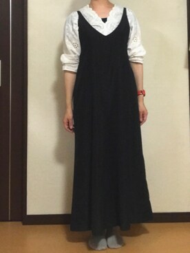 「OZOC（オゾック）のアイテム（つなぎ/オールインワン）」を使った、kohakurinさん（レディース・155cm）の夏コーディネート