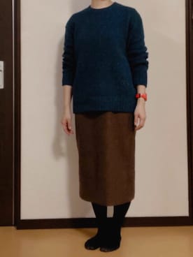 「アイテム（アナログ腕時計）」を使った、kohakurinさん（レディース・156cm）の冬コーディネート