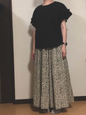 「アイテム（腕時計、ブラウン系）」を使った、kohakurinさん（レディース・156cm）の夏コーディネート