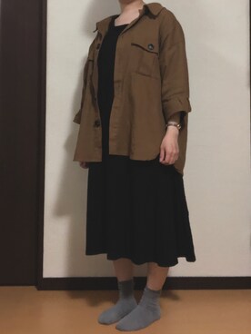 「JUNOAH（ジュノア）のアイテム（カバーオール）」を使った、kohakurinさん（レディース・156cm）の春コーディネート