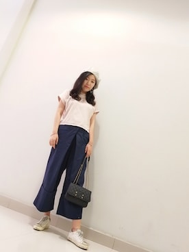 「initial（イニシャル）のアイテム（ハンチング/ベレー帽）」を使った、Molly4⃣️魔力さん（レディース・167cm）の秋コーディネート